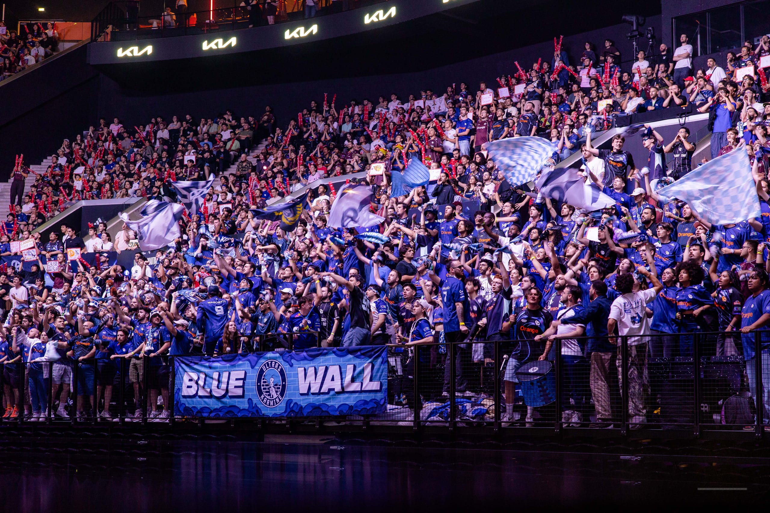 Supporters du Blue Wall